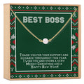 Christmas Gift for Boss Pearl Necklace by Dear Ava