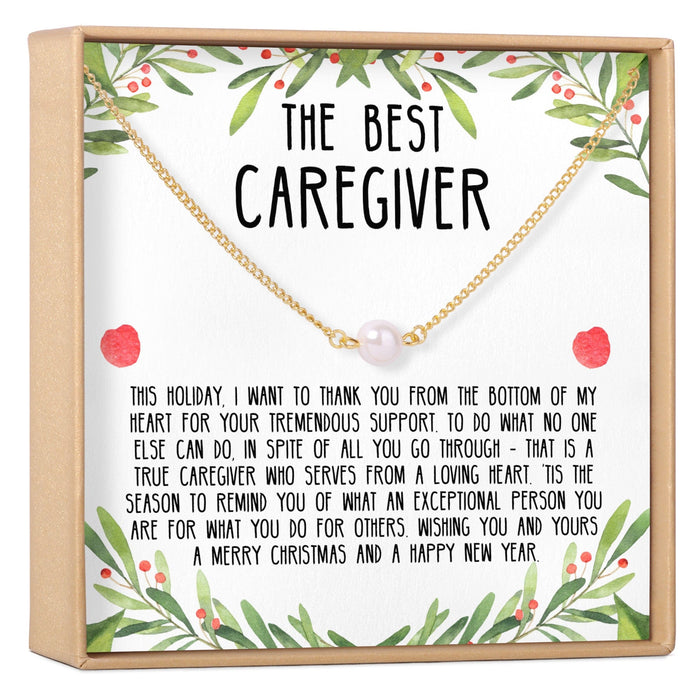 Christmas Gift for Caregiver Necklace, Multiple Styles by Dear Ava