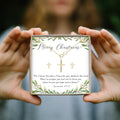 Christmas Gift for Christian Cross earring and Necklace Set Jewelry Set by Dear Ava