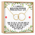 Christmas Gift for Cleaners Interlocking Circles Necklace by Dear Ava