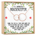 Christmas Gift for Cleaners Interlocking Circles Necklace by Dear Ava