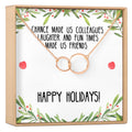 Christmas Gift for Coworker Necklace by Dear Ava