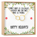 Christmas Gift for Coworker Necklace by Dear Ava