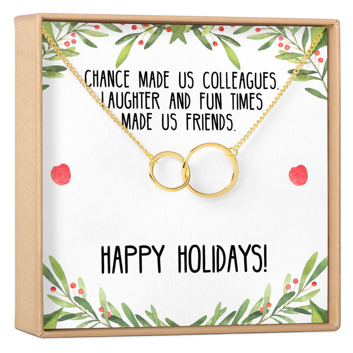 Christmas Gift for Coworker Necklace by Dear Ava
