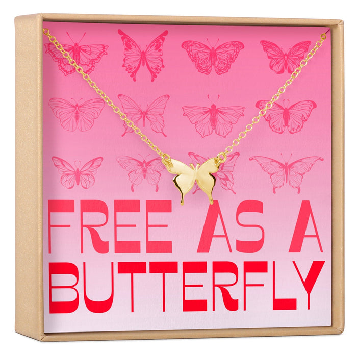 Christmas Gift for Daughter Butterfly Pendant Necklace by Dear Ava