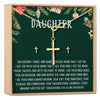 Christmas Gift for Daughter Cross earring and Necklace Set Jewelry Set