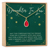 Christmas Gift for Daughter in Law Gemstone Necklace