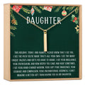 Christmas Gift for Daughter Vertical Bar Necklace by Dear Ava