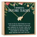 Christmas Gift for Daycare Teacher Elephant Pendant Necklace by Dear Ava
