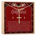 Christmas Gift for Girlfriend Cross earring and Necklace Set Jewelry Set by Dear Ava