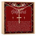 Christmas Gift for Girlfriend Cross earring and Necklace Set Jewelry Set by Dear Ava