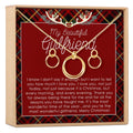 Christmas Gift for Girlfriend Linked Circles Earring and Necklace Jewelry Set by Dear Ava