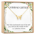 Christmas Gift for Goddaughter Butterfly Pendant Necklace by Dear Ava