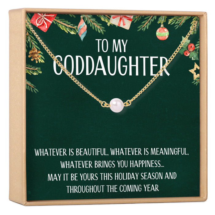 Christmas Gift for Goddaughter Necklace, Multiple Styles by Dear Ava