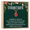 Christmas Gift for Godmother Gemstone Necklace by Dear Ava