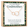 Christmas Gift for Godmother Necklace, Multiple Styles by Dear Ava