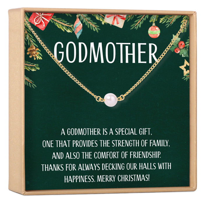 Christmas Gift for Godmother Necklace, Multiple Styles by Dear Ava