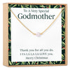 Christmas Gift for Godmother Necklace, Multiple Styles