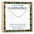 Christmas Gift for Godmother Necklace, Multiple Styles by Dear Ava