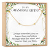 Christmas Gift for Granddaughter Dot Bracelet Bracelet