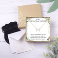 Christmas Gift for Granddaughter Double Intersecting Arrows Necklace by Dear Ava