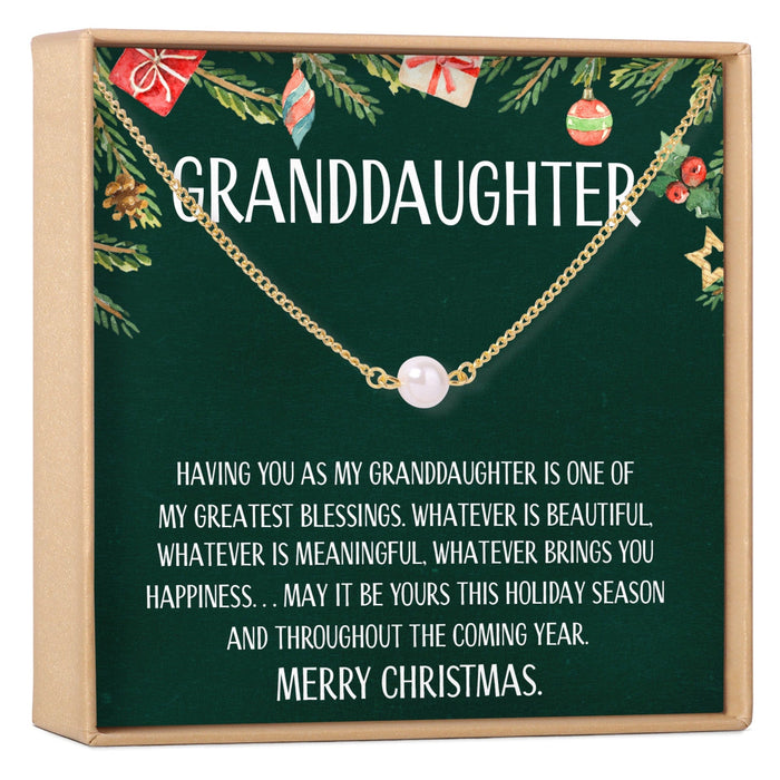 Christmas Gift for Granddaughter Necklace, Multiple Styles by Dear Ava