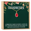 Christmas Gift for Grandmother Gemstone Necklace by Dear Ava