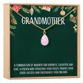 Christmas Gift for Grandmother Gemstone Necklace by Dear Ava