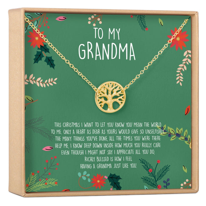 Christmas Gift for Grandmother Necklace by Dear Ava