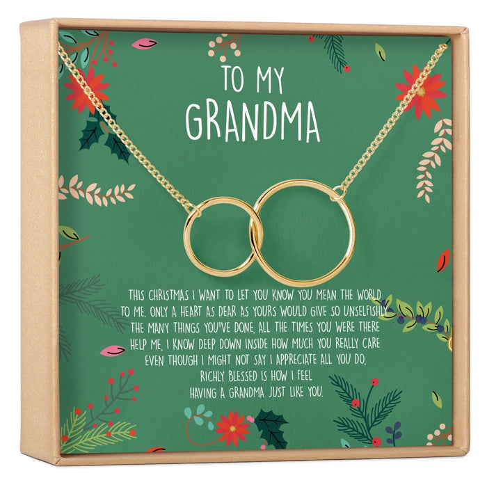 Christmas Gift for Grandmother Necklace by Dear Ava
