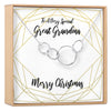 Christmas Gift for Great Grandma Necklace