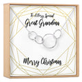 Christmas Gift for Great Grandma Necklace by Dear Ava