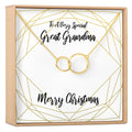 Christmas Gift for Great Grandma Necklace by Dear Ava