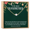Christmas Gift for Great Grandma Pearl Necklace