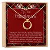 Christmas Gift for Hairdresser Linked Circles Necklace
