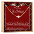 Christmas Gift for Hairdresser Pearl Necklace by Dear Ava