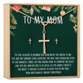 Christmas Gift for Mom Cross earring and Necklace Set Jewelry Set by Dear Ava