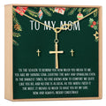 Christmas Gift for Mom Cross earring and Necklace Set Jewelry Set by Dear Ava