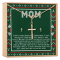Christmas Gift for Mom Cross earring and Necklace Set Jewelry Set by Dear Ava