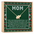 Christmas Gift for Mom Elephant Pendant Necklace by Dear Ava