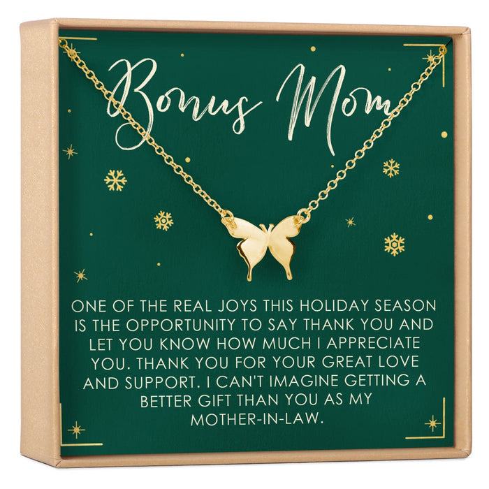 Christmas Gift for Mother in Law Butterfly Pendant Necklace by Dear Ava