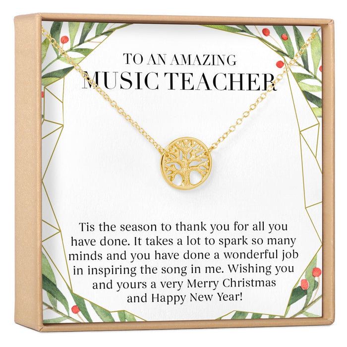 Christmas Gift for Music Teacher Necklace, Multiple Styles by Dear Ava