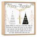 Christmas Gift for Nail Tech Cross earring and Necklace Set Jewelry Set by Dear Ava