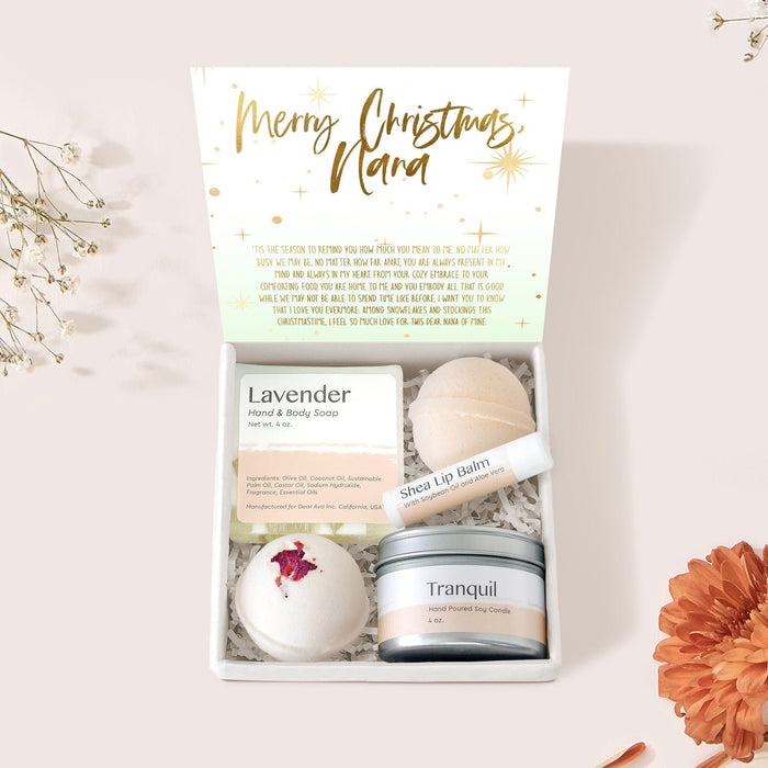 Christmas Gift For Nana Compass Necklace Gift Box Set by Dear Ava