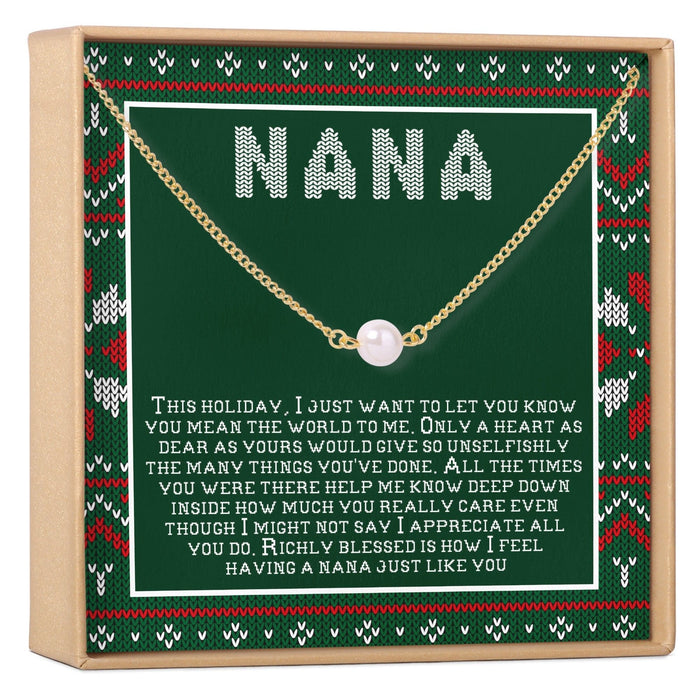 Christmas Gift For Nana Necklace, Multiple Styles by Dear Ava