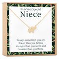 Christmas Gift for Niece Elephant Pendant Necklace by Dear Ava
