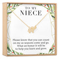 Christmas Gift for Niece Elephant Pendant Necklace by Dear Ava