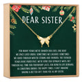 Christmas Gift for Sister Butterfly Pendant Necklace by Dear Ava
