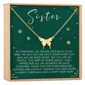 Christmas Gift for Sister Butterfly Pendant Necklace by Dear Ava