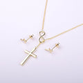Christmas Gift for Sister Cross earring and Necklace Set Jewelry Set by Dear Ava